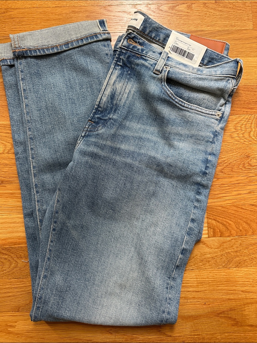 Everlane denim size 32x34 selvedge Straight Fit Jeans NWT